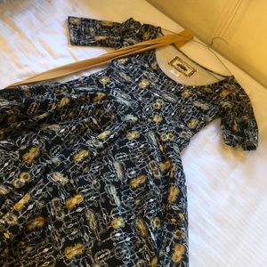 Guitar patterned dress